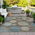 thumbnail image 4 of Dalyn Rugs Machine Washable Indoor/Outdoor Chantille ACN2062 Chocolate 2'6" x 3'10" Rug, 4 of 9