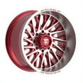 thumbnail image 3 of 22x12 Fittipaldi Offroad FA08MR Gloss Red Machined Wheel 5x5.5 (-44mm), 3 of 4