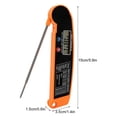 thumbnail image 3 of Waterproof Digital Meat Thermometer Instant Read Thermometer for Kitchen Outdoor BBQ Grill SuppliesOrange, 3 of 4