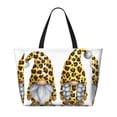 thumbnail image 2 of Pofeuu Leopard Gnomes Print Beach Bag,Waterproof Sandproof Beach Tote Bag, Large Capacity Foldable Beach Bags for Women, 2 of 7