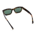 thumbnail image 7 of Mod Gentleman Style Hipster Narrow Thick Horn Rim Mod Sunglasses Tortoise - Green, 7 of 7