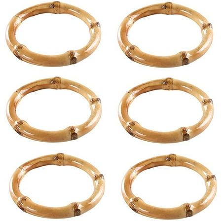 

Handmade Bamboo Napkin Ring Natural Rustic Napkin Holders Natural Napkin Holder Rings Table Decorations Set of 6