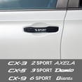 thumbnail image 2 of 4 pegatinas de vinilo para manija de puerta de coche para Atenza Axela CX3 MX5 CX5 Skyactiv Biante Premacy CX30 CX9 CX8 Demio BT50 2 3 6, 2 of 5