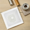 thumbnail image 4 of HONMEET White Bathroom Exhaust Fan Cover with Spring Lock Design for Vent ABS Material Square Ceiling 13.4x13.4 Inches, 4 of 8