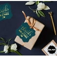 thumbnail image 6 of Inkdotpot Pack Of 100 Thanks From The New Wedding Paper Tags DIY Craft Bracket Shape Real Gold Foil Hang Tags, 6 of 7