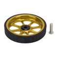 thumbnail image 1 of 82mm Easy Wheel, Large Bearing Folding Bike Easy Wheel Lightweight  For Folding Bike Gold, 1 of 8