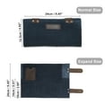 thumbnail image 3 of Unique Bargains 1Pcs Barber Scissors Bag Salons Tool Pouch with Multi-Pockets for Hair Stylists 9.45"x4.92" Blue, 3 of 7