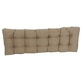 thumbnail image 2 of Blazing Needles 60-inch by 19-inch Tufted Solid Twill Bench Cushion, 2 of 2
