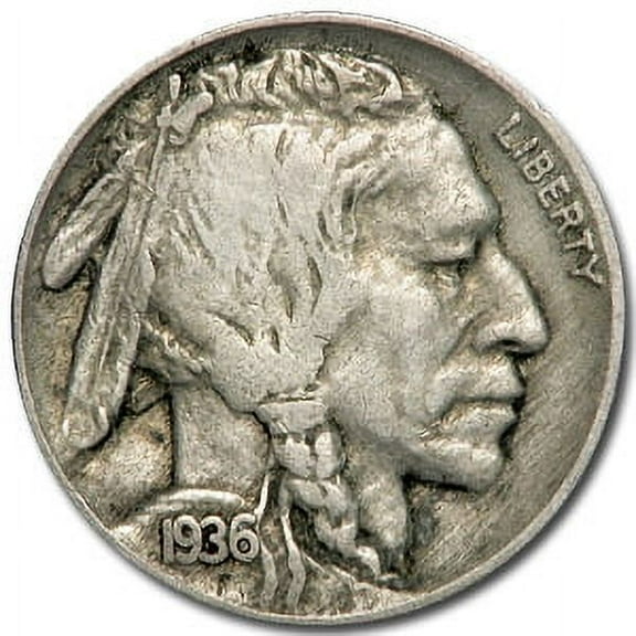1936 Buffalo Nickel Good 