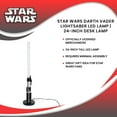 thumbnail image 7 of Robe Factory RBF-14364-C Star Wars Darth Vader Lightsaber Led Lamp, 24-Inch Desk Lamp, 7 of 7