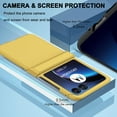 thumbnail image 4 of Compatible Motorola Razr Plus Case 2023,Motorola Razr+ 2023 Case with Hinge Protection,Cute Heavy Duty Protective Phone Case for Motorola Razr Plus 2023 Case Motorola Razr 40 Ultra Cover Yellow, 4 of 13