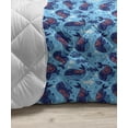 thumbnail image 3 of Aqua Down Alternative Comforter, Greek Meander Mosaic Pattern Classical Geometrical Ornament Architecture, Microfiber Quilt for All Season, 5 Sizes, Blue Green White, by Ambesonne, 3 of 3