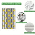 thumbnail image 4 of Eveokoki 2 Pcs Kitchen Towels Lemons Kitchen Dish Towels Kitchen Dish Cloths Fast Drying Kitchen Rug Kitchen Decor for Home Cleaning Cooking Baking, 16 x 24 Inch, 4 of 5