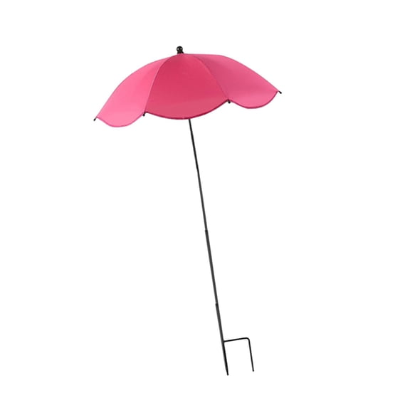 Sombrilla de jardín, tela para sombra de plantas, sombrilla, cubierta para camas de jardín Rosa rojo