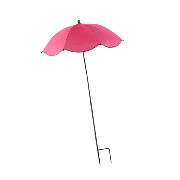 Sombrilla de jardín, tela para sombra de plantas, sombrilla, cubierta para camas de jardín Rosa rojo