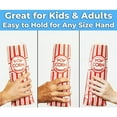 thumbnail image 2 of 50-Pack 2 oz Leak Proof Red and White Striped Popcorn Buckets, 2 of 5