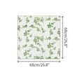 thumbnail image 3 of Women's Rose Vintage 26.7'' Square Scarf Silky Satin Floral Pattern Neckerchief for Gift Wedding Casual One Size Rose Green, 3 of 6