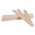 thumbnail image 1 of Palos De Cera De Madera, Aplicador De Espátula, Depresor De Lengua Desechable, 100 Uds., Seguro Para Uso Profesional En Salón De Casa, 15cm, 1,8 Cm, 1 of 7