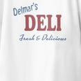 thumbnail image 3 of Marvel Spider-Man Brand New Day Youth Delmar's Deli Logo T-Shirt (Bright White, XS-XL), 3 of 4