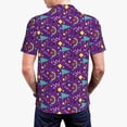 thumbnail image 5 of Rocae Retro 80s Style for Men's Short Sleeve Polo Shirt, Quick Drying Performance Moisture Wicking Sports Men's Golf Shirt XX-Large, 5 of 9