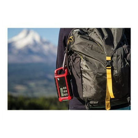 Midland - Weather Alert Radio - Red, Black