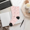 thumbnail image 6 of Rocae Chrysanthemum for Adult Socks Casual Athletic Stretchy Loose Socks for Women Men Non-Slip Middle Tube Socks, 6 of 7
