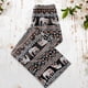 thumbnail image 1 of Pantalones Harem Mujer Pantalones Boho de Cintura Alta para Mujer Pantalones Hippie de Pierna Ancha Ligeros Ropa Informal para Damas Salón Festival Ho Marrón, 1 of 8