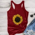 thumbnail image 3 of Red Vest Summer Tank Tops For Women Baggy Tank Tops For Women Tank Top Women Oversized Tank Tops For Women Black Tank Top Woman, 3 of 5