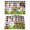 Black, variant on Easter Bunny Placemats Set of 6, Spring Easter Eggs Floral White Black Plaid Placemats for Dining Table, Place Mats for Kitchen Tabletop, Waterproof Wipeable Dining Table Mats Set
