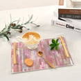 thumbnail image 6 of Bath Accessories Sets Single Print Decorative Tray With Handle For Home Bathroom Bedroom Iridescent Glass, 6 of 7