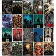thumbnail image 2 of Cuadro de diamantes DIY de The Walking Dead, clásico de la serie de televisión de zombis, póster de esqueleto de terror de Daryl y Rick, punto de cruz, decoración de pared hecha a mano, 2 of 5