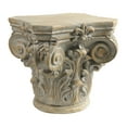 thumbnail image 2 of A&B Home Roman Large Column Cap Pedestal-Color:Rustic,Style:Classic Vintage, 2 of 5