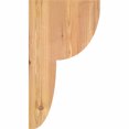 thumbnail image 3 of 3 1/2"W x 10"D x 18"H Crestline Smooth Corbel, Western Red Cedar, 3 of 9