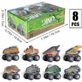 thumbnail image 5 of 2026 8 Pack Dinosaur Toy Pull Back Cars Dino Monster Trucks Set, 5 of 5