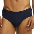 thumbnail image 2 of Men's 100% Cotton Plain Color Bikini Briefs, Multi-Colors M, 6-Pack, 2 of 6