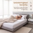 thumbnail image 5 of REGALWOVEN Fitted Microfiber Bed Sheets for All-Season Comfort and Breathability White 1 PC 53.9x74.8 inch, 5 of 5