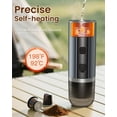 thumbnail image 4 of Portable Espresso Maker, 20 Bar Electric Espresso Machine for Travel, Camping, Rechargeable USB-C Mini Coffee Maker for NS Capsule Pods and Ground Coffee, Gray, 4 of 4