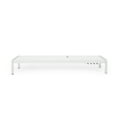 thumbnail image 3 of Noble House Cape Coral Outdoor Chaise Lounge White, 3 of 12