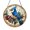 Acrylic 3.5 Inch, variant on Vibrant Blue Jay Stained Glass Suncatcher, Window or Wall Decor, Nature Inspired Home Accent, Perfect Gift for Bird Lovers