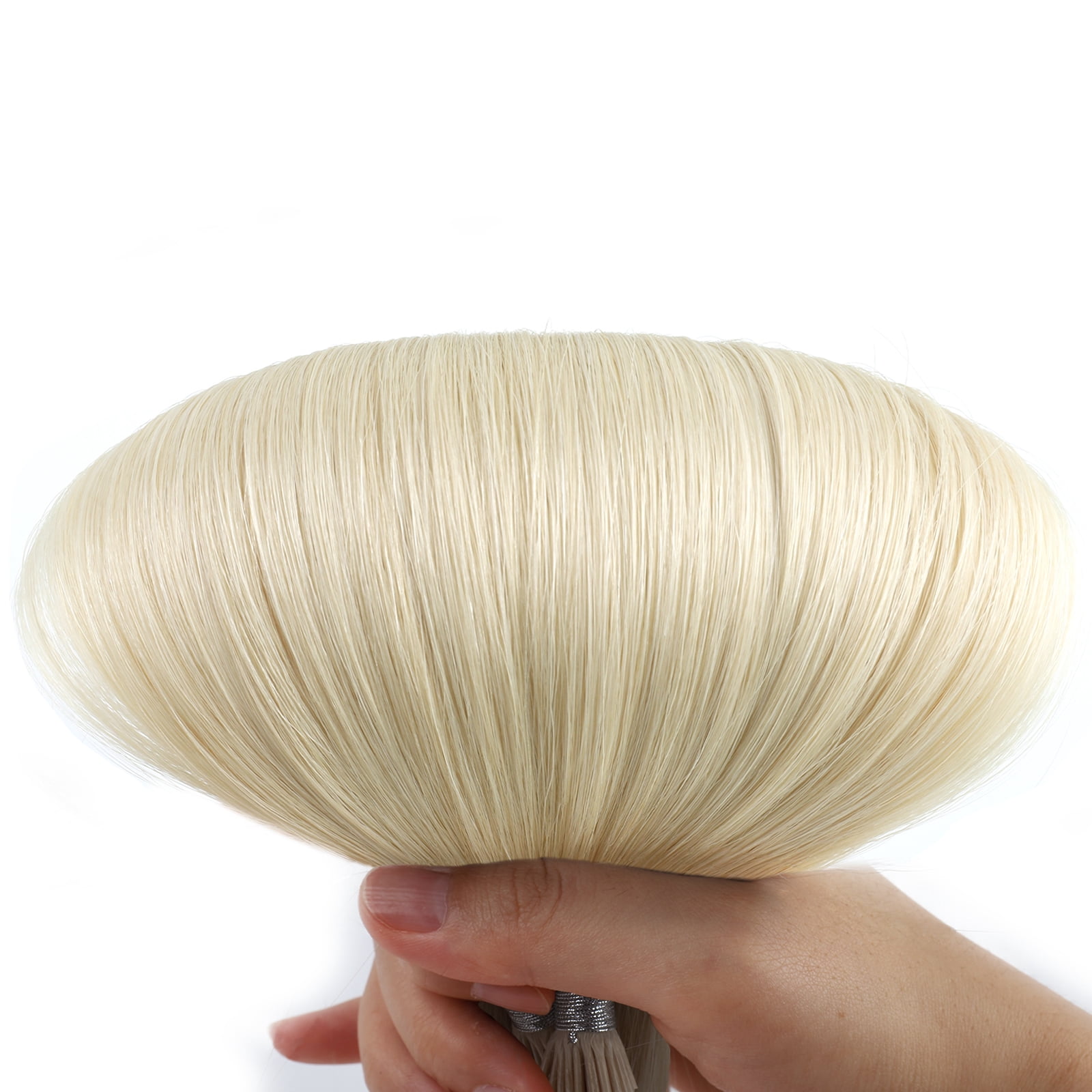 Sassina Hair I-Tip Hair Extensions 100% Virgin Human Hair Beach Blonde #613 18 Inch 50 Strands 50g