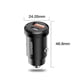 thumbnail image 2 of Cargador USB C y USB para encendedor de cigarrillos de 30 W y cargador de automóvil [Super Mini/PPS 25 W PD 30 W QC 30 W] Cargador de automóvil totalmente metálico con carga rápida USB para, 2 of 6