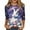 Dark Purple #167, variant on Easter Ladies Tshirt Plus Size Crew Neck Eggs Shirts Bunny 2026 Funny Top Spring Graphic 3/4 Sleeve Tops Coffee 2XL