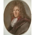 thumbnail image 2 of Joseph Vivien 15x18 Gold Ornate Wood Frame and Double Matted Museum Art Print Titled - Portrait of a Man (1680-95), 2 of 4