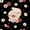 Black Pink, variant on Manfei Cartoon Donut Kitten Twin Fitted Sheet, Kawaii Sweet Treat Bedding, Pink, 2pcs, 1 Fitted Sheet and 1 Pillowcase