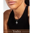 thumbnail image 3 of Yndra Heart Necklace for Women,S925 Sterling Silver April Simulated Diamond Birthstone Crown Pendant Necklace,Jewelry Gift for Her Wife Mom Girlfriend,Birthday Valentine’s Day Mother’s Day Gift, 3 of 11