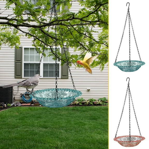 BZPIZ Bird Feeders Outdoor,Bird Feeder for Feeding Outdoor Balcony Outdoor Hanging Feeder for Outside Garden Yard