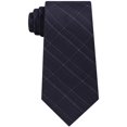 thumbnail image 1 of Calvin Klein - Corbata de seda con rejilla grabada para hombre, color negro, talla única, 1 of 2