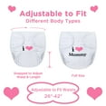thumbnail image 6 of Littleforbig Washable Adjustable Reusable Waterproof Cloth Adult Diaper Wrap Cover One Size - I Love Mommy White, 6 of 6