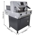 thumbnail image 2 of Electric Program Control Paper Cutting Machine Paper Guillotine Cutter 110V 1.18-20.47in Cut Width, 2 of 10
