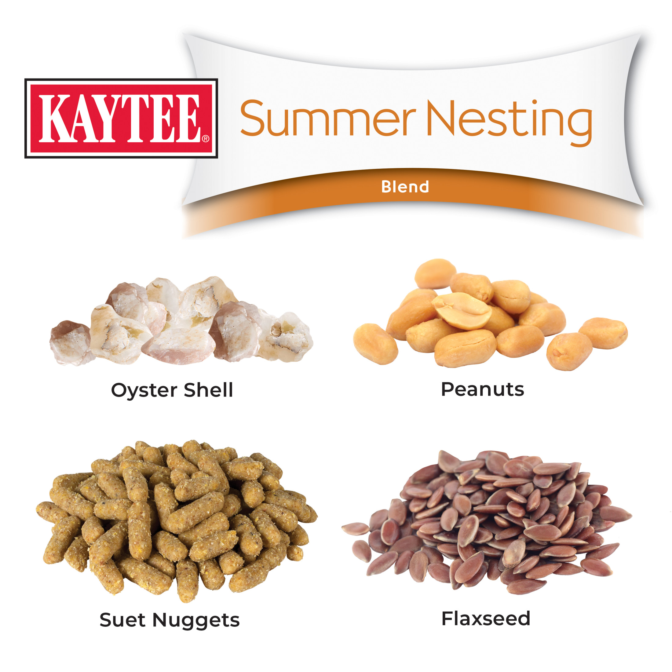 Kaytee Summer Nesting Blend Bird Seed, 8 lbs, 1 Bag
